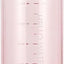 Botella agua deportiva 26oz plástico rosa transparente con popote