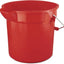 Cubeta redonda 14qt color rojo