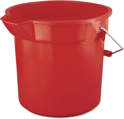 Cubeta redonda 14qt color rojo