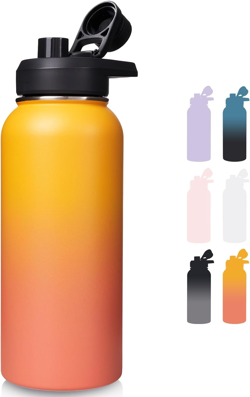 Botella agua aislada acero inox 304 doble pared 32oz