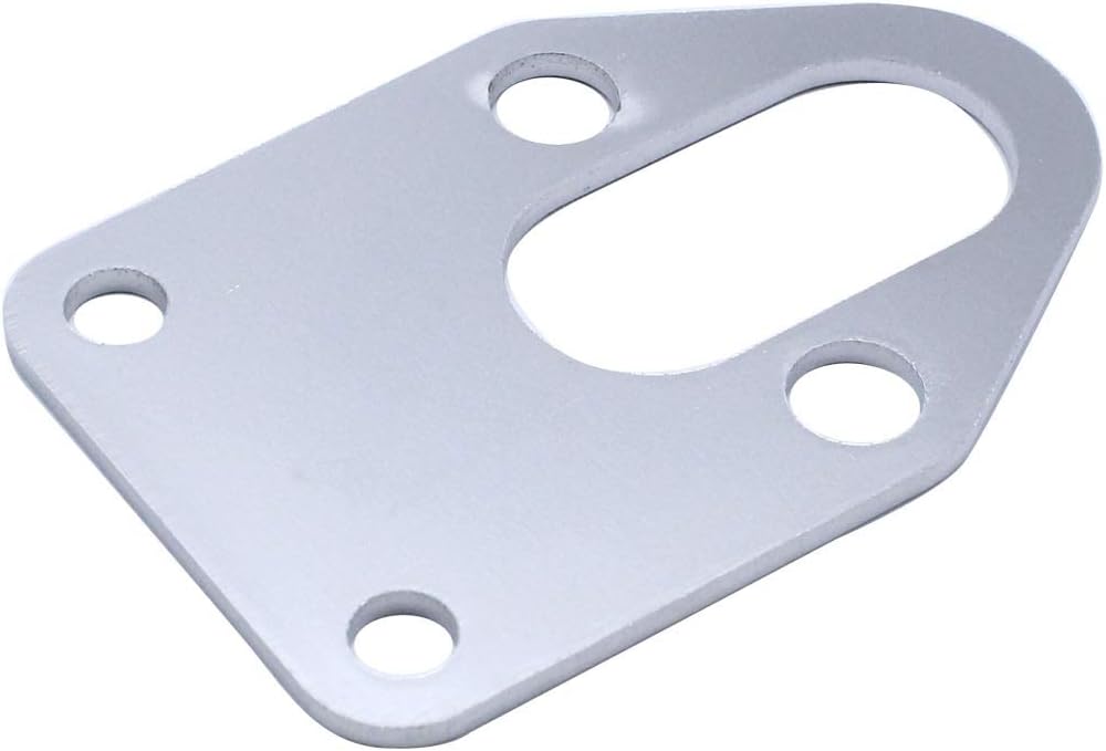 Placa montaje bomba combustible cromada junta comp SB Chevy
