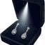 Caja aretes terciopelo con luz LED regalo boda