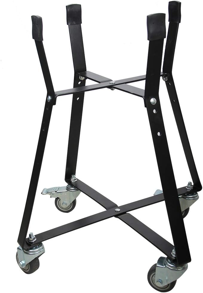 Carrito rodante para Big Green Egg acero resistente