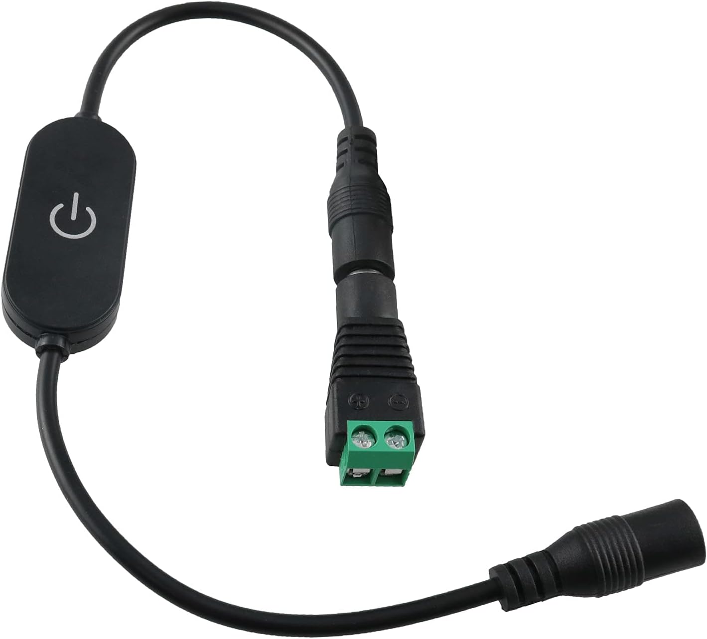 Interruptor LED táctil 12V 2A con conector CC