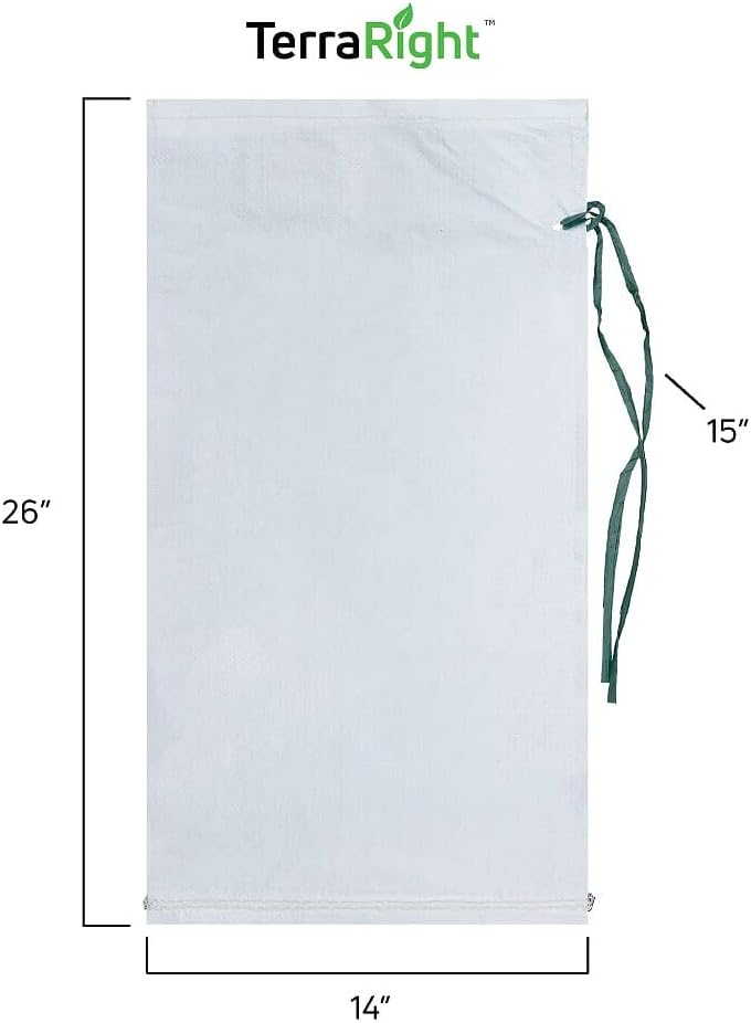 Sacos arena blanca vacías 14x26pulg 10uds