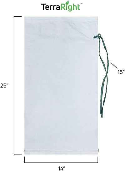 Sacos arena blanca vacías 14x26pulg 100uds