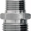 Adaptador manguera jardín acero inox 3/4 GHT X NPT