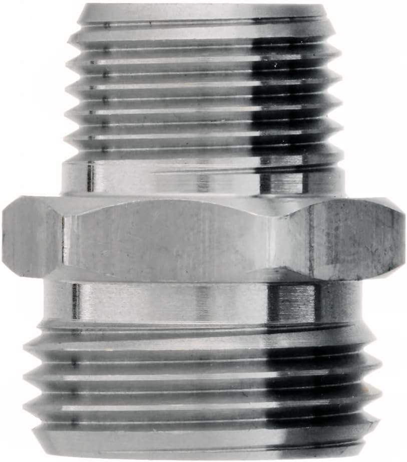 Adaptador manguera jardín acero inox 3/4 GHT X NPT