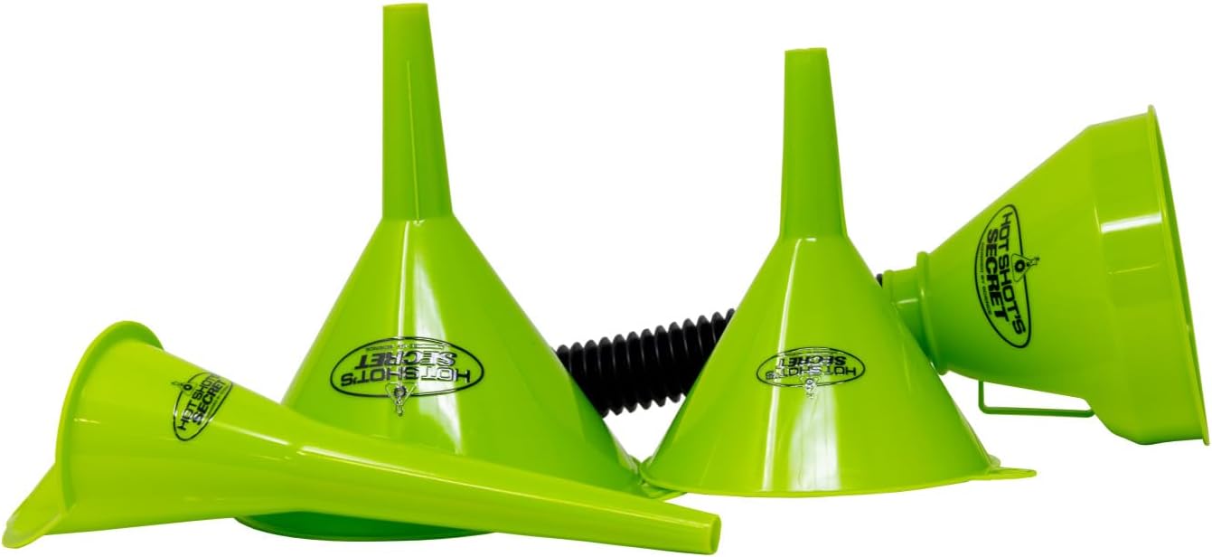 Juego 4 embudos automotriz flexibles reutilizables