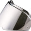 Visor protección cara casco Valiant II cromo plateado
