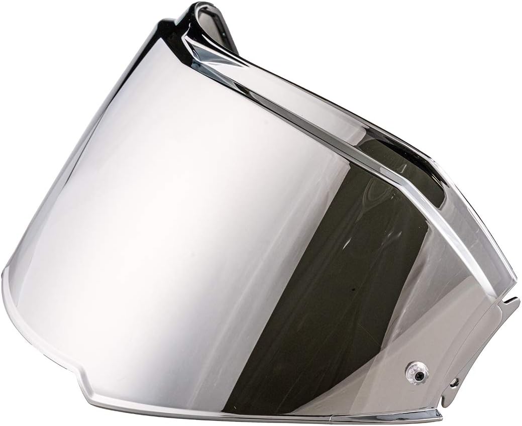 Visor protección cara casco Valiant II cromo plateado