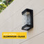 Lámpara LED pared 1857 3000K vidrio sembrado moderna