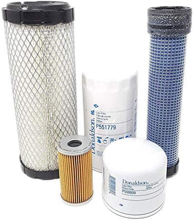 Kit filtros comp Kubota L4600 2.2L E-TVCS