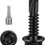 Tornillos chapa autoperforantes acero inox 410 negro 50uds