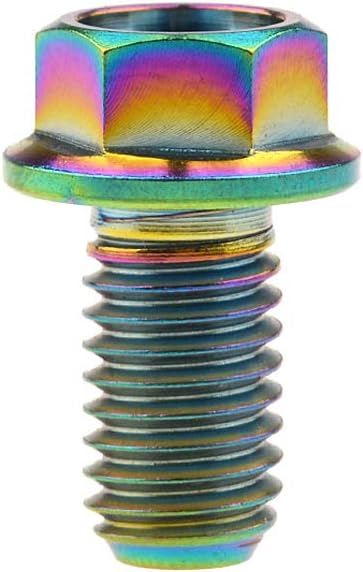 Perno hex M8x15mm titanio pack 4