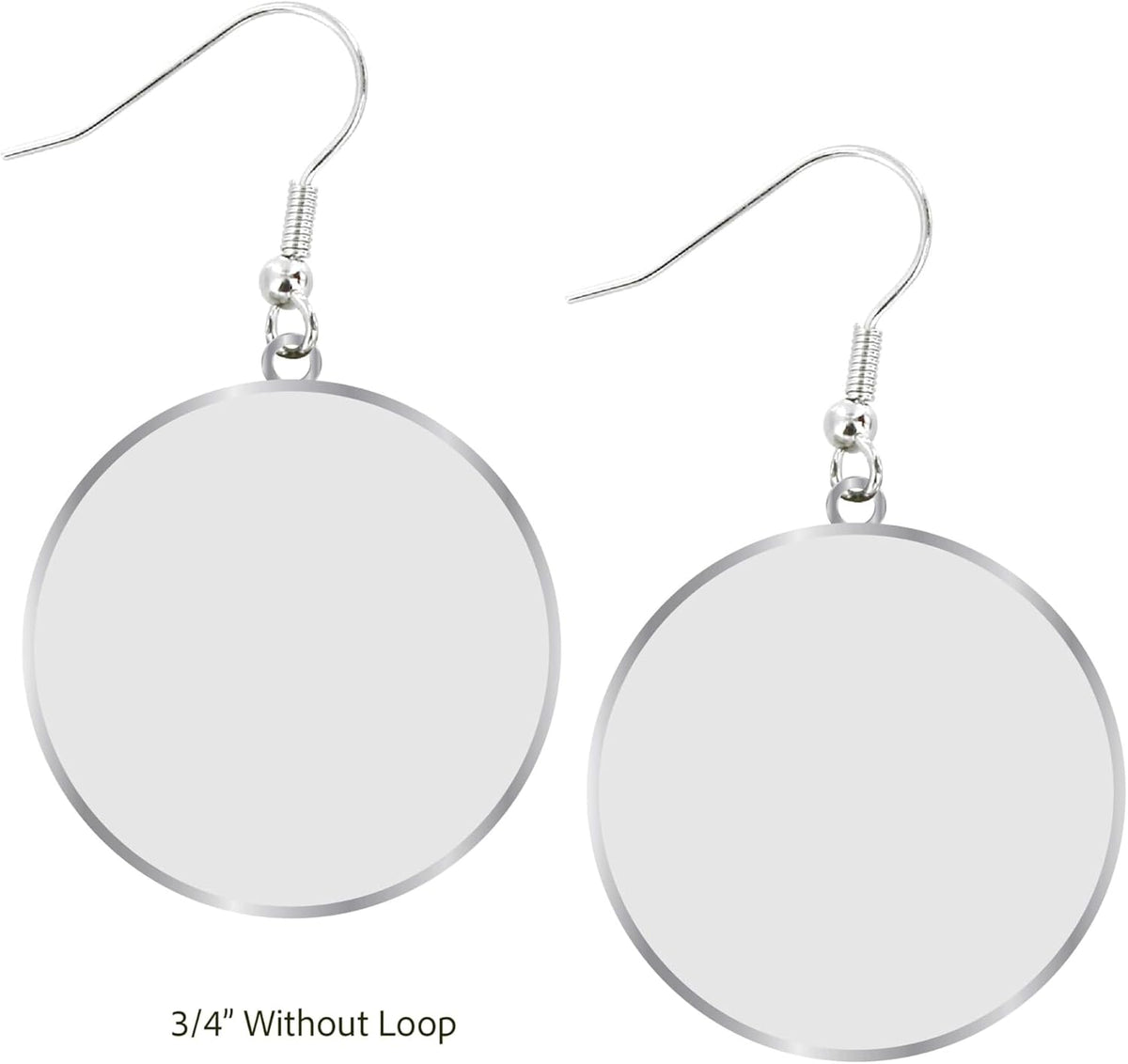 Aretes pendientes logo NHL mujer