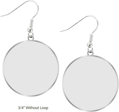 Aretes pendientes logo NHL mujer