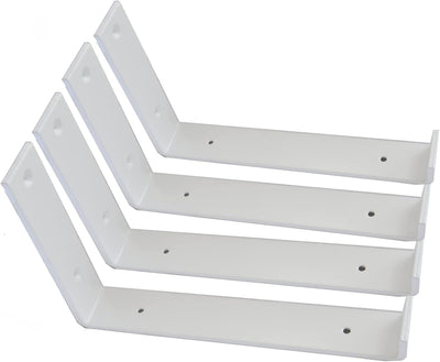 Soportes estante metal 10x6x1.5 pulg comp 9.25 pulg