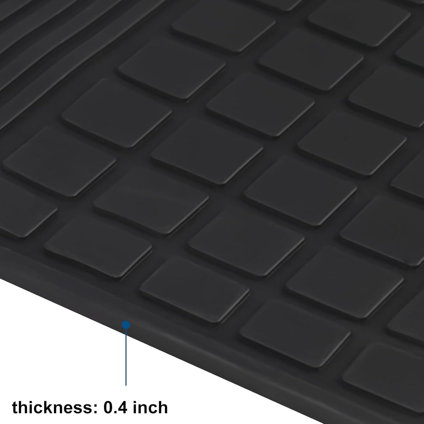 Tapete goma piso Audi A3/S3 21-26 negro resistente sin olor