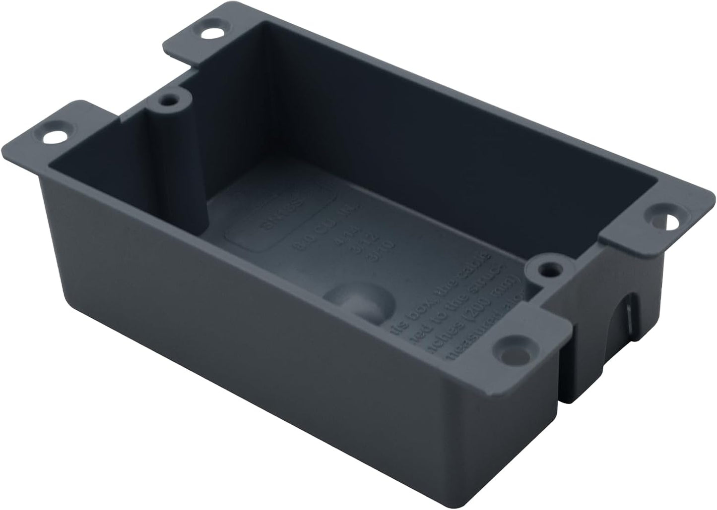Caja eléctrica 8" cúbicas PVC ETL AWG