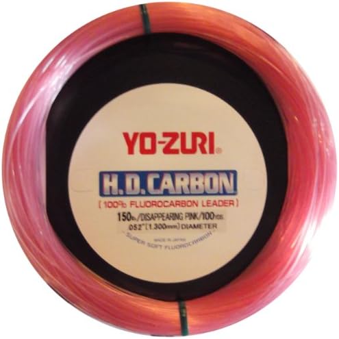 Líder fluorocarbono HD 30 yardas color rosa