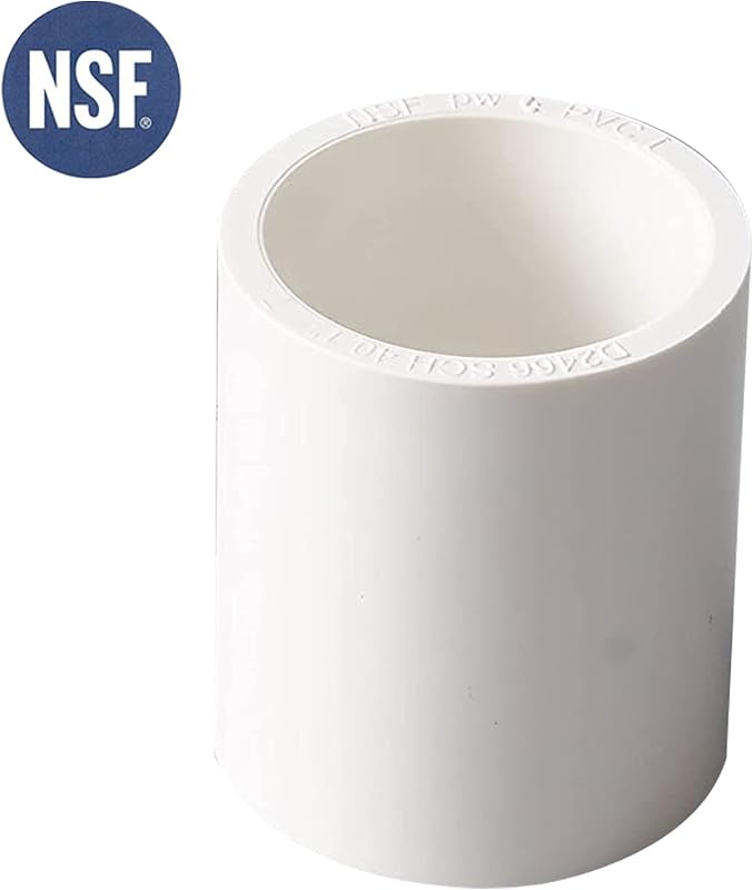 Adaptador PVC 1-1/2pulg enchufe x zócalo 6 pzas blanco
