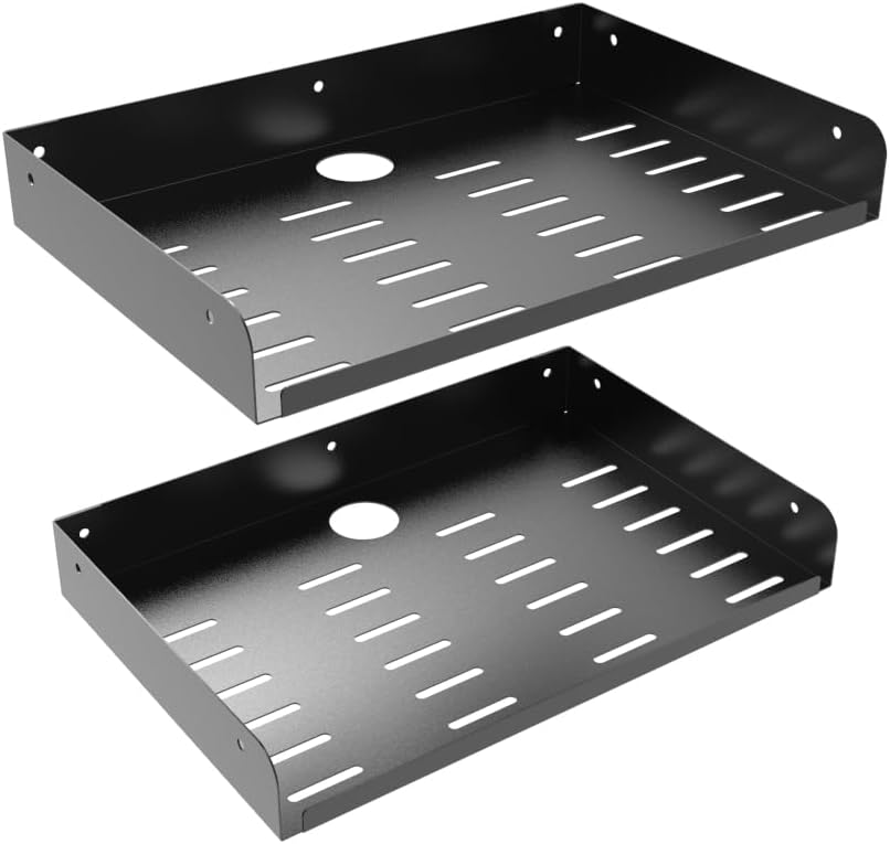 2 Estantes Flotantes Metal 12x8" Almacenamiento