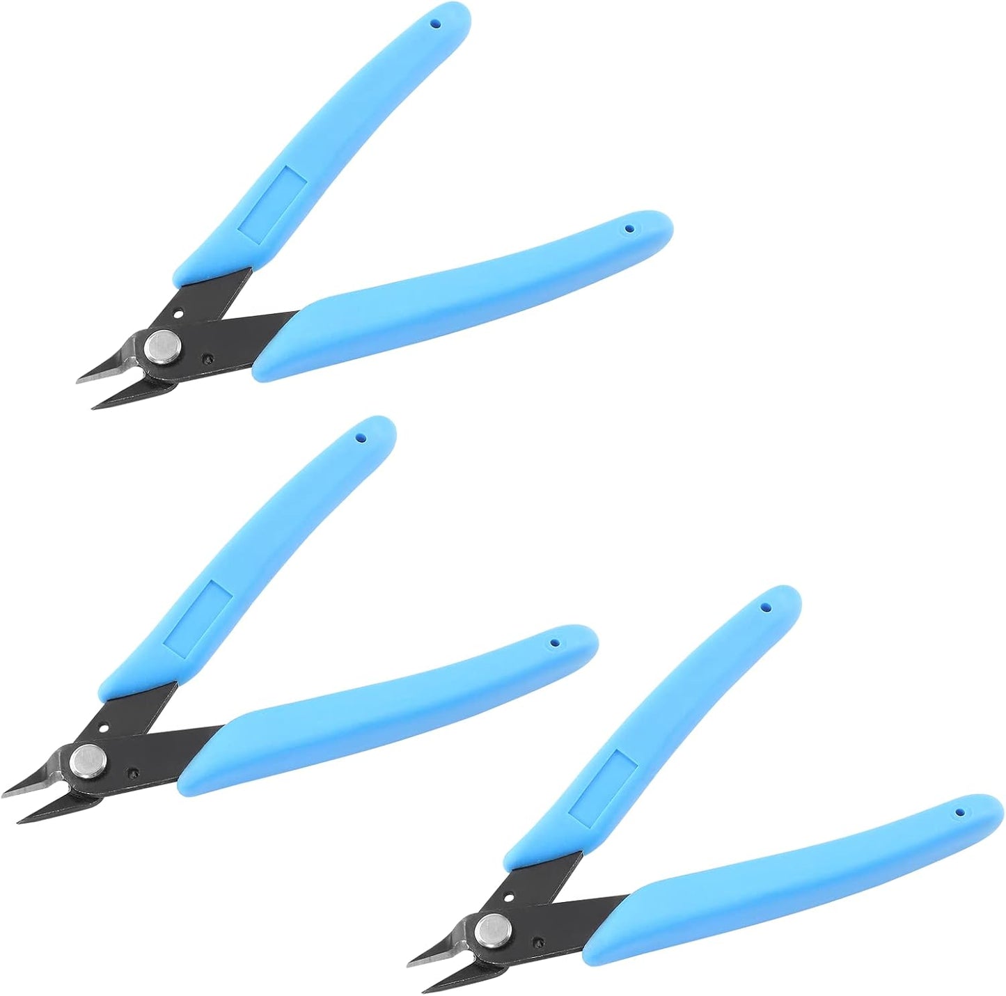 3 Pzas Cortadores Alambre 5pulg Azul Claro para Impresora 3D