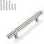 50 Manijas Gabinete Níquel Cepillado Barra T Acero Inox