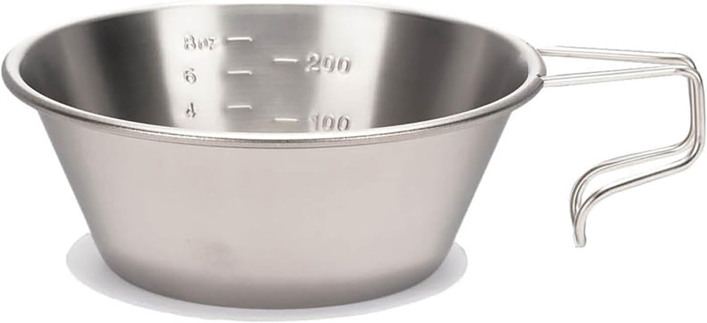 Taza de viaje acero titanio unisex color plata 10.9oz
