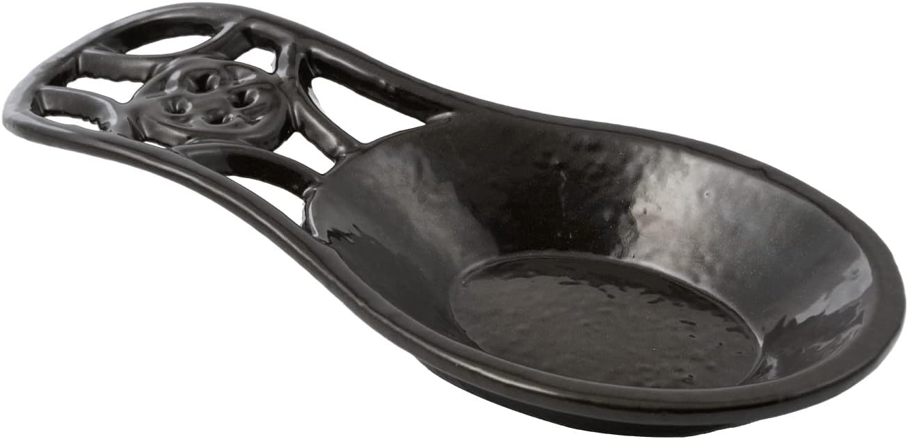 Soporte cuchara hierro fundido para estufa cocina