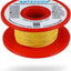 Bobina alambre silicona 22awg 50pies color amarillo flexible