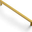 6 Manijas Gabinete Oro Cepillado 7-9/16pulg Antiderrap