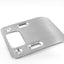 Placa acero inox 316 extensor puerta seguridad set 2