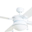 Ventilador techo 52" luz cadena doble motor