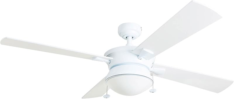 Ventilador techo 52" luz cadena doble motor