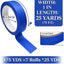 Cinta de enmascarar azul 1pulg x25yd 7 rollos multiusos