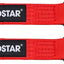 Correa limitadora 15" clasificada 10000lb rojo set 2