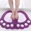 Tapete baño antideslizante microfibra 16x24pulg morado