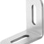 16 Pzas Soporte Acero Inox 2" Ranurado Ajustable