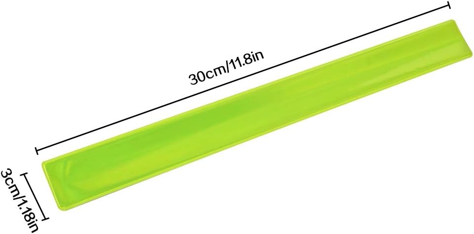 20 Bandas Reflectoras Fluorescentes para Niños y Adultos