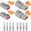 Kit conectores DTP 12-14 AWG impermeable 2 Pzas
