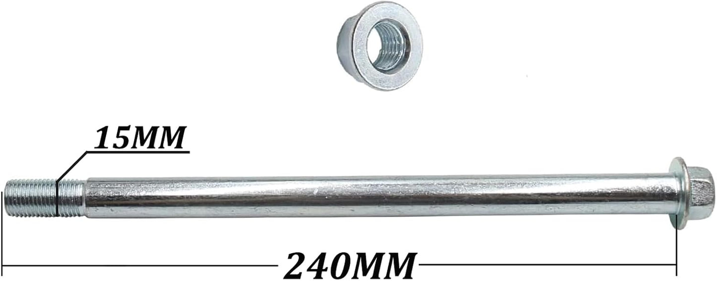 Eje rueda 15mm para motocicleta SSR Pit Dirt Bike