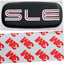 2 Pzas Emblemas Cabina SLE 3D Placa Techo Repuesto Rojo/Negro