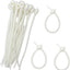 20 Bridas Silicona Autoblocantes Reutilizables 6pulg Color Pastel