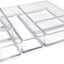 Set 6 bandejas acrílico transparente apilable