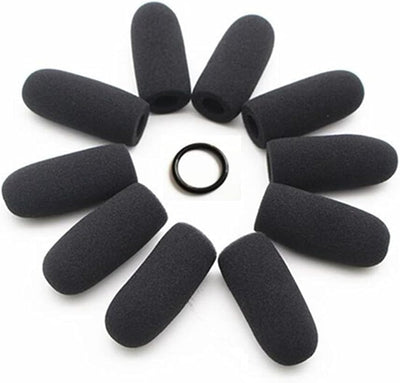 10 Fundas Espuma Micrófono David Clark M-4/M-7