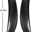 Cubierta manija puerta BMW Serie F30 F31 fibra carbono
