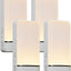 Luces nocturnas sensor movimiento pack 4 dormitorio baño