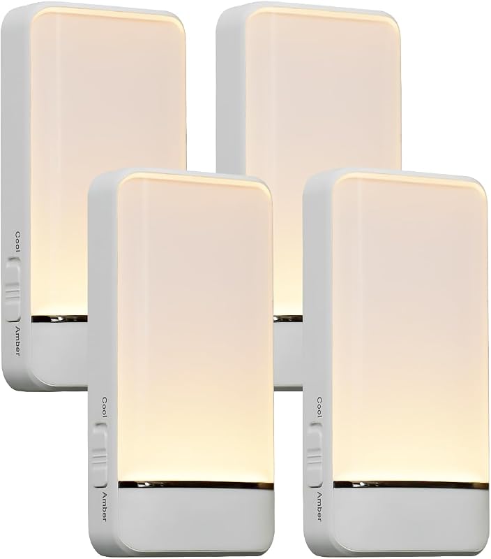 Luces nocturnas sensor movimiento pack 4 dormitorio baño